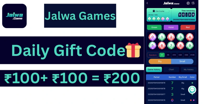 Jalwa Game gift codes